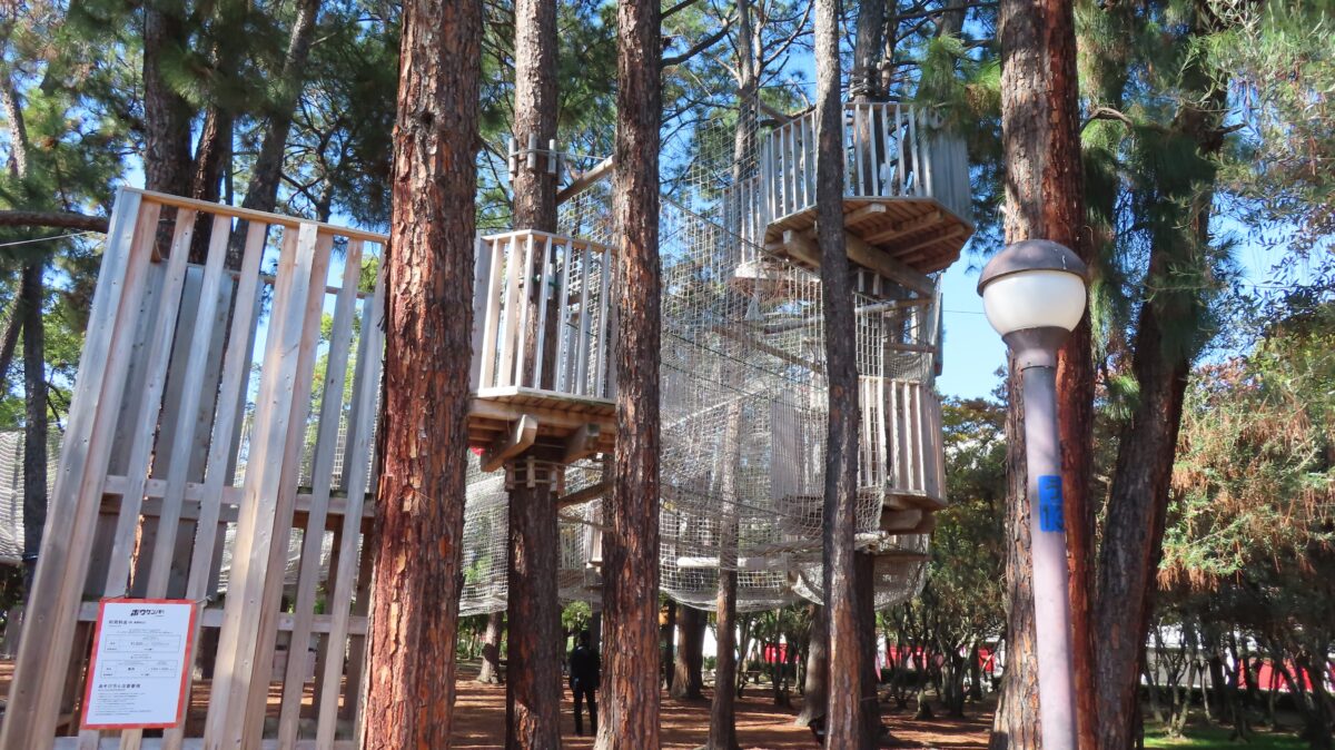 “Boken no Mori Nagai” treetop adventure course