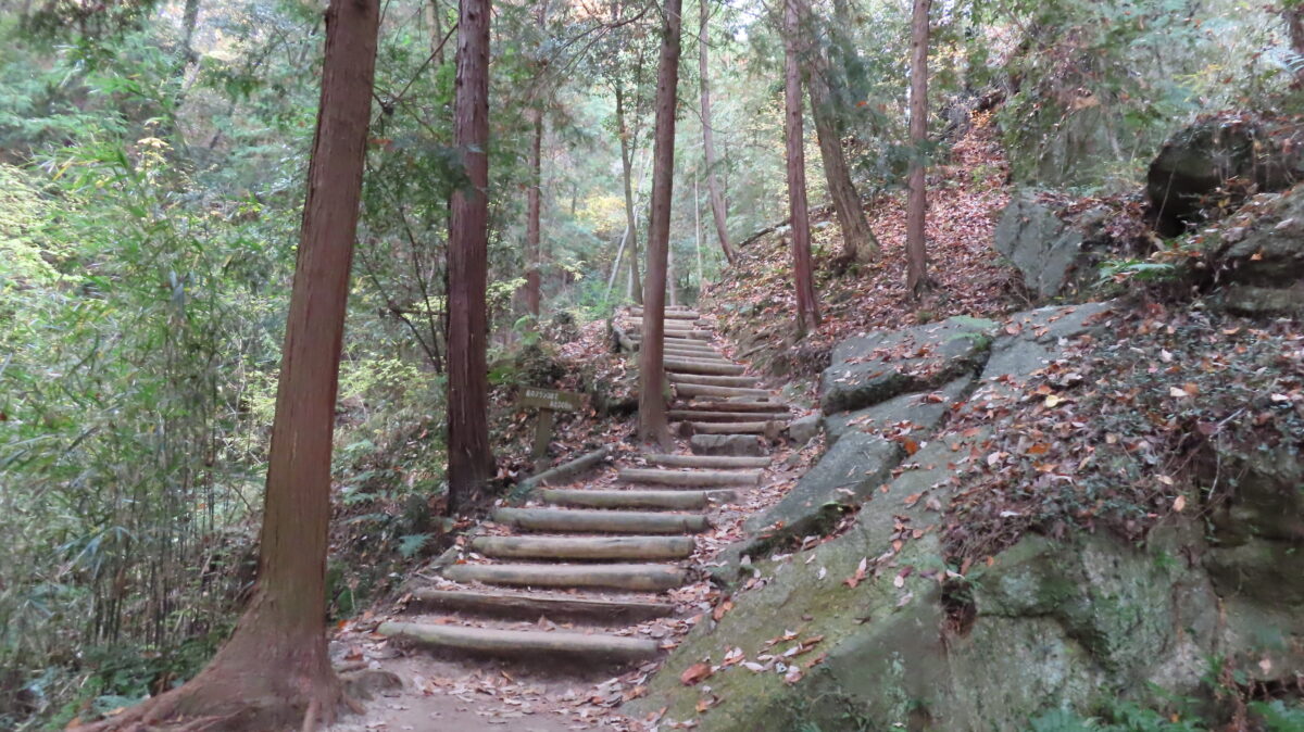 Staircase trail of Bouken no Michi