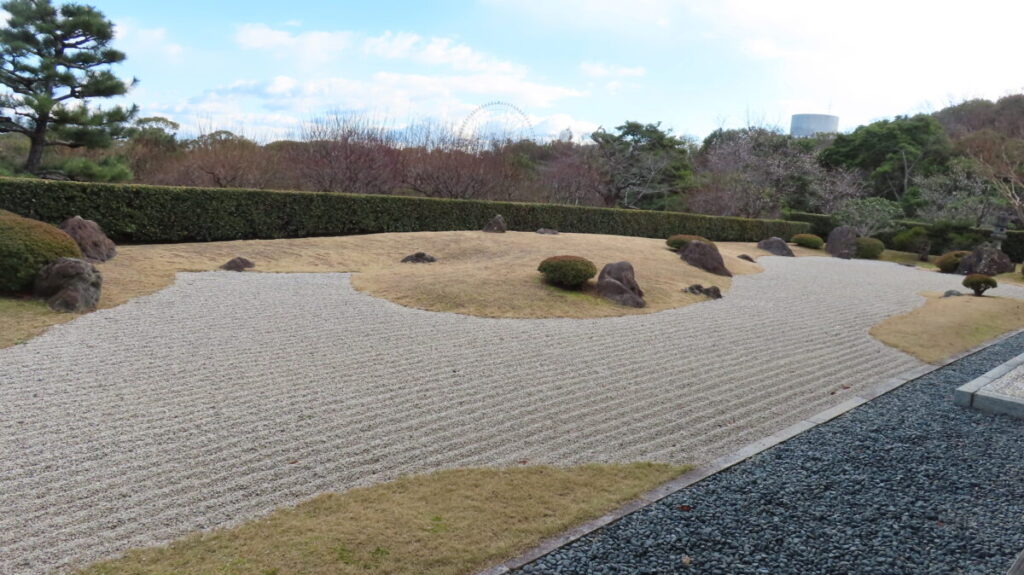 Dry landscape garden at Senri-an