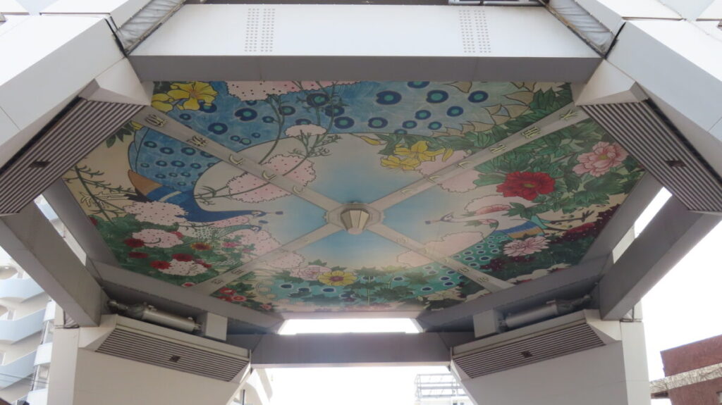Ceiling painting of Tsutenkaku